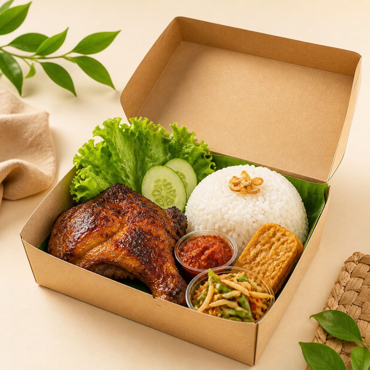 Foto Nasi Box Ayam Bakar